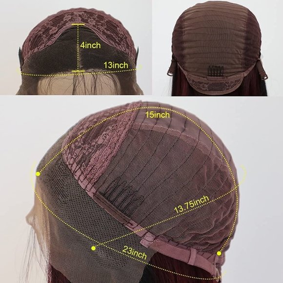 Brown 13x4 Lace Front Wigs - Picture 3 of 3